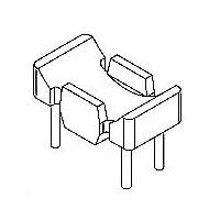 HXL-633-1 磁环 底座 2+2针 BASE