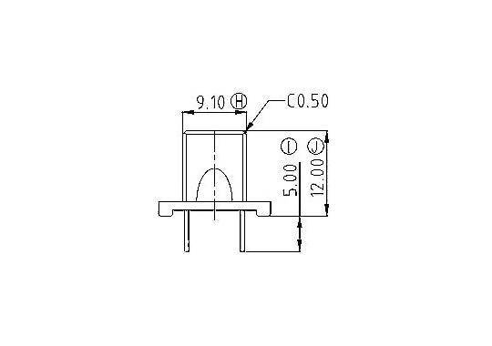 HXL-1600 磁环 底座 2+2针 BASE