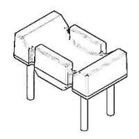 HXX-003 磁环 底座 2+2针  BASE
