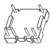 HXX-005 磁环 底座 4+2针  BASE