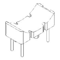 HXX-008 磁环 底座 2+2针  BASE