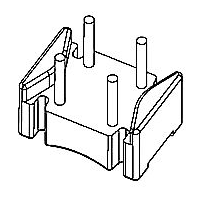 HXX-010 磁环 底座 2+2针  BASE