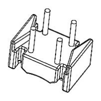 HXX-011 磁环 底座 2+2针  BASE