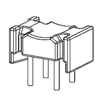 HXX-011-2 磁环 底座 2+2针  BASE