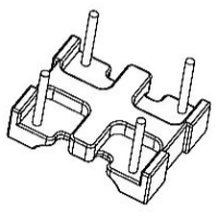 HXX-021 磁环 底座 2+2针  BASE