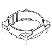 HXX-2201 磁环底座 2+2针 BASE
