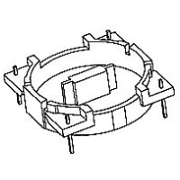 HXX-2302-1 磁环底座 2+2针 BASE