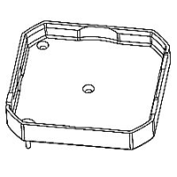 HXX-3402-1 磁环底座 1+1针 BASE