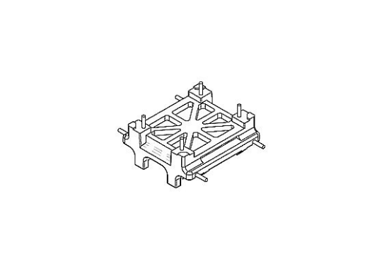 HXX-3432-1 磁环底座 2+2针 BASE