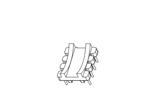 HXF-026 磁环底座 4+4针 BASE