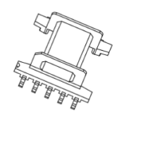 HXF-EFD2012 EFD20 SMD 贴片卧式5+5针