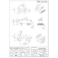 EE-2215 EE22立式5+2 排距23 脚距3.80 5.00 槽宽9.00