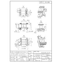 EI-1906 EE19立式5+2+1 排距21 16 脚距3.0 4.0 槽宽8.30