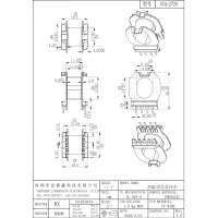 ATQ-2720  ATQ27卧式4+4PIN  排距15.5 脚距3.5 4.5 槽宽10.5 自家新模