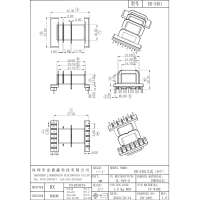 ER-3401 ER34卧式6+7 排距37.20 脚距5.0 5.5 三槽骨架