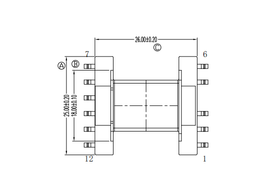 FX-S-2523-1A/EFD25 6+6PIN