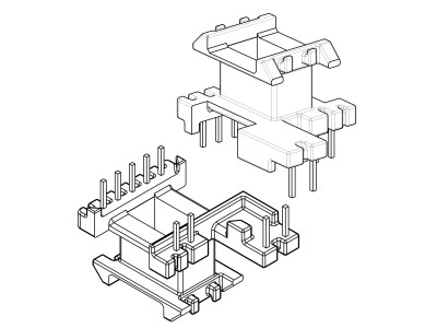 SR-EE-1928/EE-19立式(5+2+2)PIN