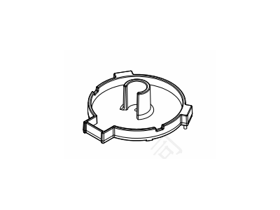 BASE-085   BASE2PIN+2孔卧式底座