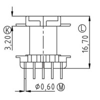 PQ-22.5/PQ-22.5立式(5+0PIN)